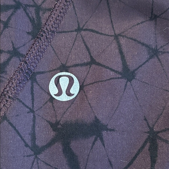 Lululemon Inspire Tight II Luxtreme Mesh in Star Crushed Black Cherry Black - Picture 8 of 9